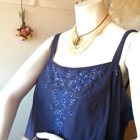 Stunningly Elegant Flowing Alex Evening Gown - Picture 8 of 8